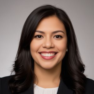 Professional headshot of Elena Rodriguez, customer service specialist