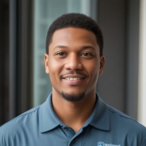 Professional headshot of Marcus Thompson, senior window cleaning technician